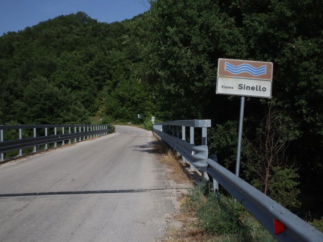 The bridge over the Sinello river